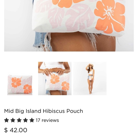 ALOHA Collection Mid Big Island Hibiscus Pouch - Picture 7 of 7